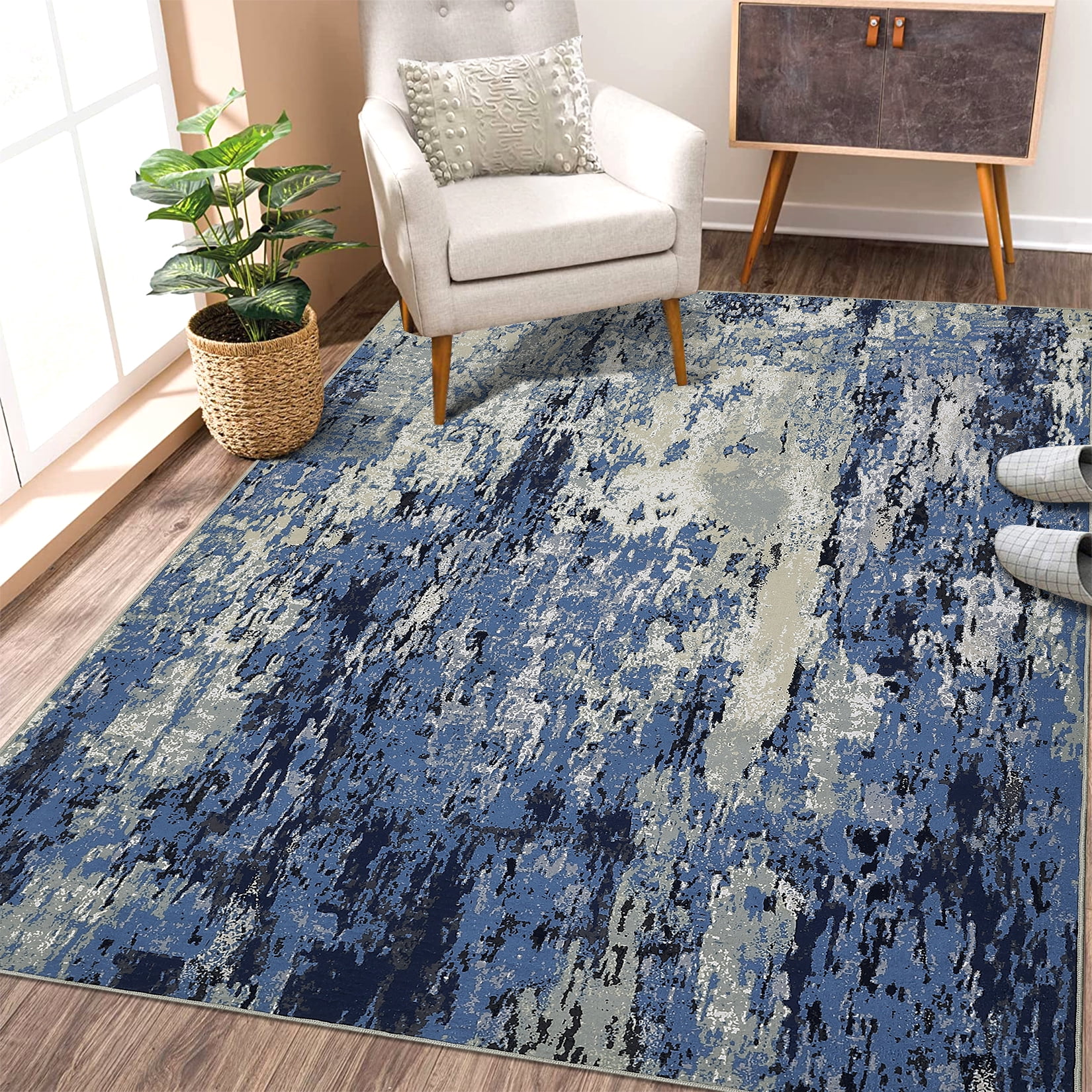 GlowSol 9'x12' Large Area Rugs for Living Room Modern Abstract Rug ...