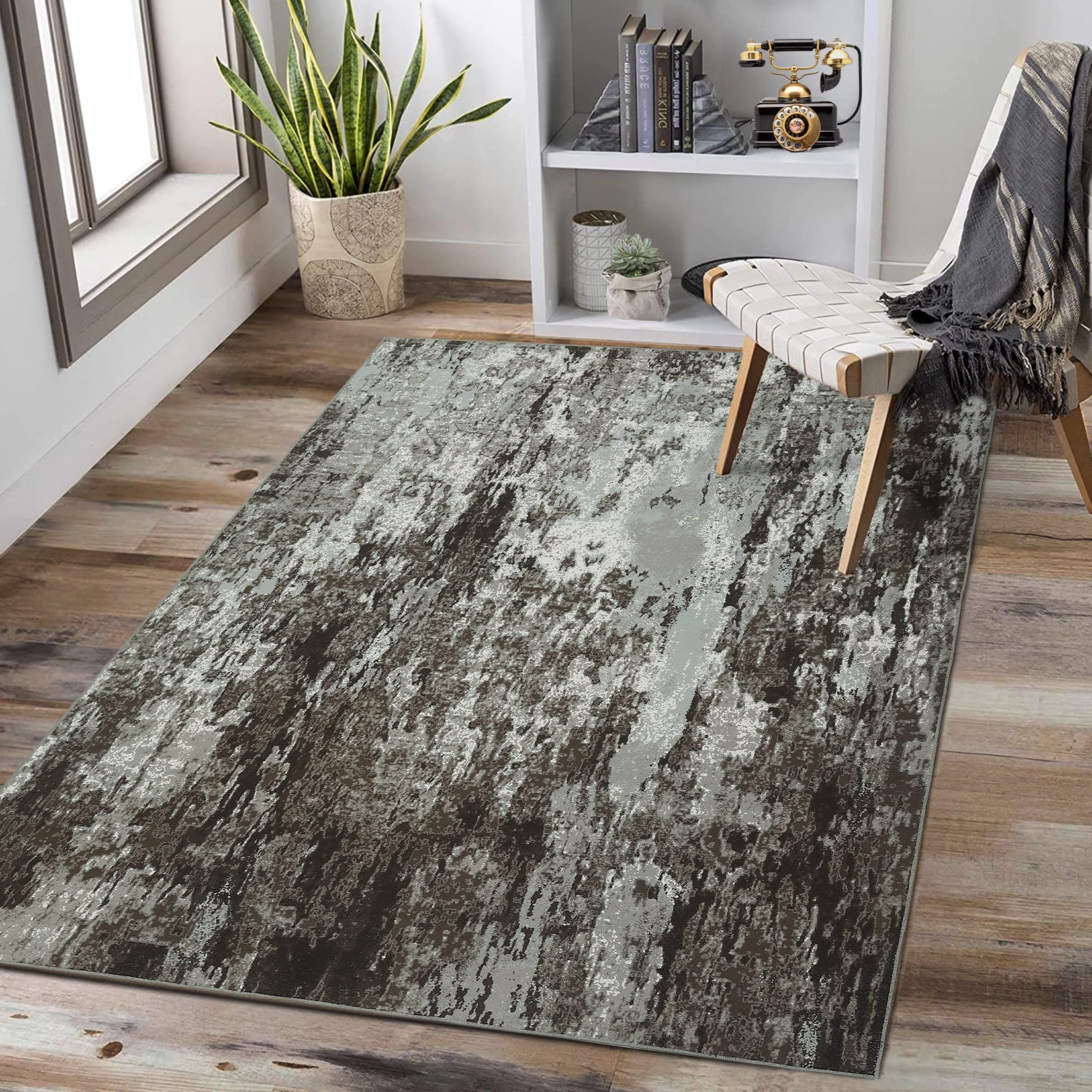 GlowSol 9'x12' Large Area Rugs for Living Room Modern Abstract Rug ...