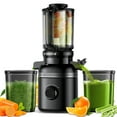 thumbnail image 1 of GlowWise Cold Press Juicer Machine - 4.35 Extra Wide Feed Chute, Quiet Masticating Juicer for Fruits & Vegetables, Easy to Clean & Assemble, Ideal for Home Kitchens, Healthy Families & Fitness Lovers, 1 of 7