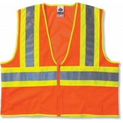 Glowear 8229Z Econ Class 2Two-Tone Vest - Orange, Large-Extra Large