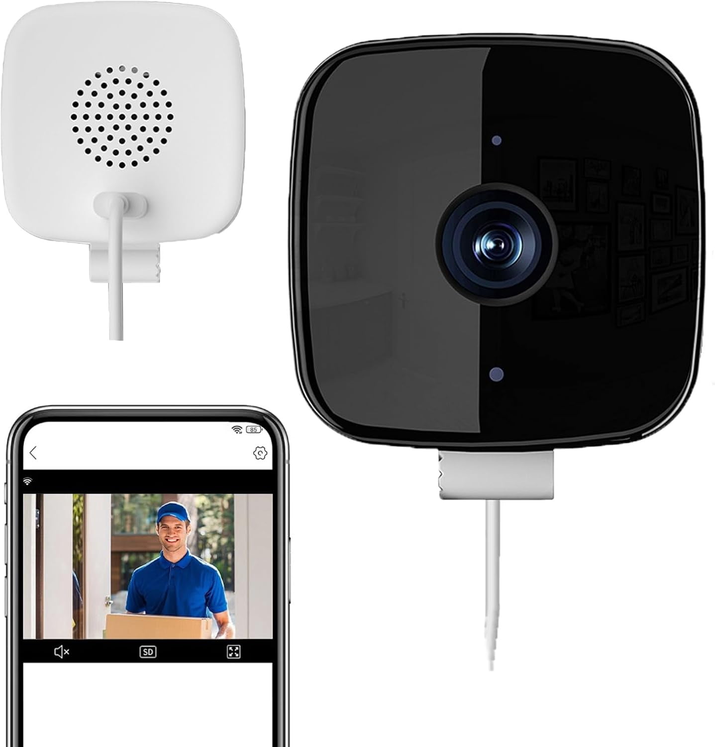 Glowflip Security Camera 5G Dual Band Smart 2MP Security Camera with HD ...