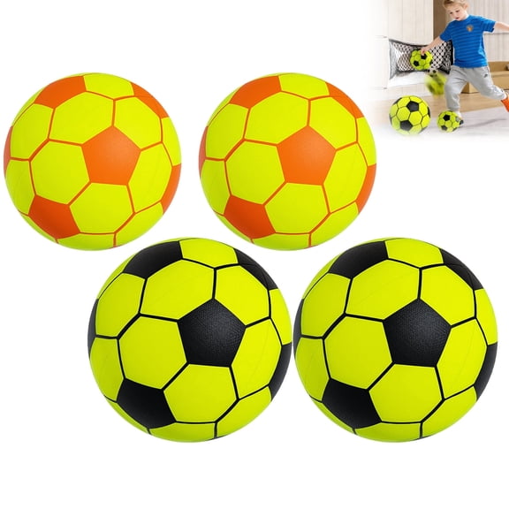 GlowinThe Dark Silent Foam Soccer Ball 9.5 Inch Soft Indoor Soccer BallforToddlersandAll Ages 8-12 Active Indoor PlayandSoccer Practice Equipment