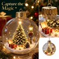 thumbnail image 1 of Glowing 3D Christmas Story Ornament, 3.9" LED Glowing Miniature Scene Hanging Decoration Ball, Festive Xmas Tree Bauble, Holiday Decor for Home Window Mantel Shelf, Perfect Christmas Party Gift, 1 of 6