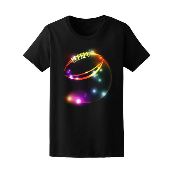 Glowing American Football T-Shirt Men -Image by Shutterstock, Male 3X-Large