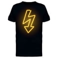 thumbnail image 1 of Glowing Arrow Pointer On Dark Tee Men's -Image by Shutterstock, 1 of 2