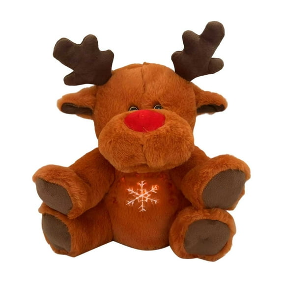 Glowing & Breathing LED Light Up Stuffed Animal Cuddle For Children Toddlers Soothing Companion For Bedtime Seasonal Clearance