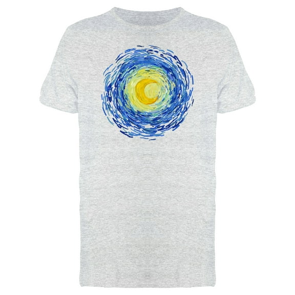 Glowing Bright Yellow Moon T-Shirt Men -Image by Shutterstock, Male XX-Large