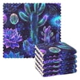 thumbnail image 1 of Glowing Cactus Flowers Kitchen Towels 6 Pcs Dish Towels Absorbent Soft Quick Dry Towel Dish Rags for Washing Dishes, 1 of 8