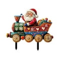 thumbnail image 1 of Glowing Christmas Decorations Outdoor, Santa Claus Snowman Decor Christmas Decorations Outdoor Decorative Stakes for Yard Garden Outdoor Decorative Stakes for Xmas Ornaments, 1 of 5