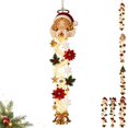 thumbnail image 1 of Glowing Christmas Door Hanger 6 Festive Lighted Designs Vertical Display, 1 of 9