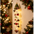 thumbnail image 1 of Glowing Christmas Door Hanger,LED Light Up Christmas Tree Ornament, Spiral Cascading Hanging Decor for Front Door, Window, Fireplace, Christmas Holiday Party Decoration, 1 of 8