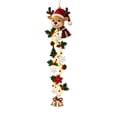 thumbnail image 1 of Glowing Christmas Door Hanger, Lighted Christmas Door Hanger, Merry Cascade Light-Up Christmas Decoration, Festive Light Designs, Vertical Display (Reindeer), 1 of 3