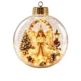 thumbnail image 1 of Glowing Christmas Story Ornament, Christmas Tree Ornaments, Light-Up Mini Holiday Scene with Warm LED Light, Festive Keepsake Gift for Home Christmas Party Decoration, 1 of 7