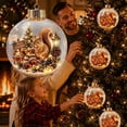 thumbnail image 1 of Glowing Christmas Story Ornament,Light Up Mini Holiday Scene,Christmas Tree Hanging Ornaments,Christmas Scene In Clear Acrylic Ball,Festive Keepsake Gift for Home Christmas Xmas Party Decoration, 1 of 8