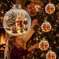 thumbnail image 1 of Glowing Christmas Story Ornament,Light Up Mini Holiday Scene,Christmas Tree Hanging Ornaments,Christmas Scene In Clear Acrylic Ball,Festive Keepsake Gift for Home Christmas Xmas Party Decoration, 1 of 8