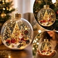 thumbnail image 1 of Glowing Christmas Story Ornament, Light Up Mini Holiday Scene Hanging Decoration with Warm LED Light, Festive Keepsake Gift for Home Christmas Tree Window Mantel Decor, 1 of 6