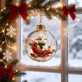thumbnail image 1 of Glowing Christmas Story Ornament - Light Up Christmas Ball Ornament with Warm LED, Hanging Xmas Tree Decoration for Mantel Window Sill, 1 of 6
