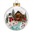 thumbnail image 1 of Glowing Christmas Story Ornament, Light-Up Diorama Sphere with Warm LED Glow, Cozy Miniature Scene for Living Room Bedroom, Holiday Party Decor, 1 of 5