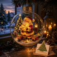 thumbnail image 1 of Glowing Christmas Story Ornament Light-Up Hanging Ball, 3.15 Inch | Warm Light Illuminates the Mini Holiday Scene While the Clear Sphere and Hanging Loop Suit Seasonal Tree Displays, 1 of 7