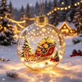thumbnail image 1 of Glowing Christmas Story Ornament Light-Up Mini Holiday Scene,Clear 3-4 Inch Christmas Balls,Christmas Tree Ornaments,Glowing Christmas Ornaments for Home Decor, 1 of 5