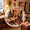 thumbnail image 1 of Glowing Christmas Story Ornament Light-Up Mini Holiday Scene,Clear 3-4 Inch Christmas Balls,Christmas Tree Ornaments,Glowing Christmas Ornaments for Home Decor, 1 of 5