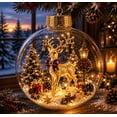 thumbnail image 1 of Glowing Christmas Story Ornament – Light-Up Mini Holiday Scene with Warm LED, Festive Keepsake for Tree Home Party, Thoughtful Gift for Christmas Lovers, 1 of 7