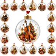 thumbnail image 1 of Glowing Christmas Story Ornament Light-Up Musical Instrument Mini Scene Bauble Warm LED Clear Hanging Ball Ornament Festive Keepsake Gift for Christmas Tree Home Holiday Party Decoration, 1 of 4