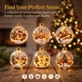 thumbnail image 1 of Glowing Christmas Story Ornament Light-Up Scene Plastic Warm LED & Shatterproof Festive Keepsake Gift for Home Christmas Party Decoration by MPOISVA, 1 of 8