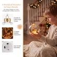 thumbnail image 1 of Glowing Christmas Story Ornament Mini Scene Plastic Warm Glow & Shatterproof Festive Keepsake Gift for Home Christmas Party Decoration by MPOISVA, 1 of 9