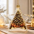 thumbnail image 1 of Glowing Christmas Story Star Shaped Decor,Light-Up Mini Holiday Scene Ornament with Warm LED Light,Festive Keepsake Hanging Pendant for Christmas Tree,Home And Party Decoration(Christmas Tree), 1 of 6