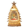 thumbnail image 1 of Glowing Christmas Tree Snow Globe Lantern - Enchanting Holiday Decor!, 1 of 8