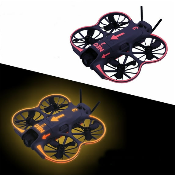 Glowing Decorative Sticker Kit for DJI NEO 2,Waterproof Skin Sticker Decal DIY Accessory for DJI Neo2 Drone and Controlle,Anti-Scratch Protective Film for Neo2 Accessories
