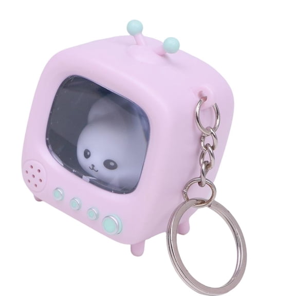 Lerpwige 2025 Glowing Doll Mini TV Keychain Exquisite Pendant Gift bag Hanging Ornament