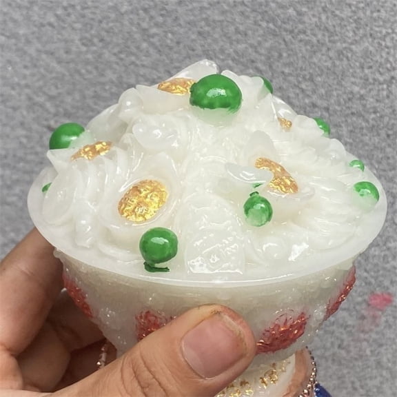 Glowing Dragon King Vase Figurine with Wealth God Inlay Feng Shui Resin Statue Home Decor Collectible Sculpture