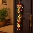 thumbnail image 1 of Glowing Elk Christmas Door Hanger, Warm LED Lights Christmas Decorations - Festive Lighted Designs, Space-Saving Holiday Ornament, Indoor Outdoor Wall Decor for Holiday Gifts, 1 of 5