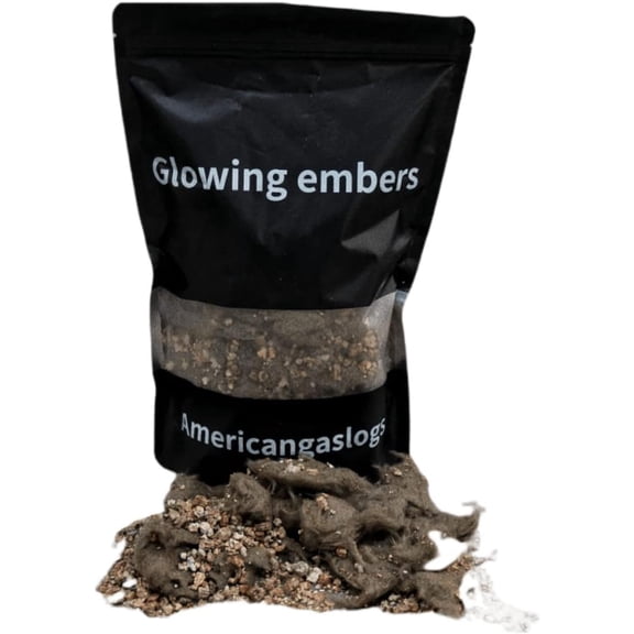 Glowing Embers 7 oz Bag for Gas Logs-Gas Fireplace
