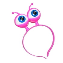Glowing Eyeball Hair Hoop Flashing LED Light Up Headband Alien for Head Boppers Cosplay Party Headwear for Halloween Bar