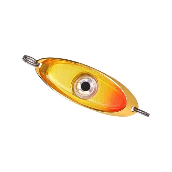 Glowing Fishing Spoon Attracting Fish LED Fishing Lure Light Flasher Fishing Baits Glow In Dark Night Fishing Accessory