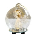 thumbnail image 1 of Glowing Glass Angel Christmas Table LED Lighted Desktop Ornament For Holiday Atmosphere & Photo Prop Transformer Ornament Clues Ornament Ornament Christmas Decorations Glass Christmas Ornament, 1 of 8