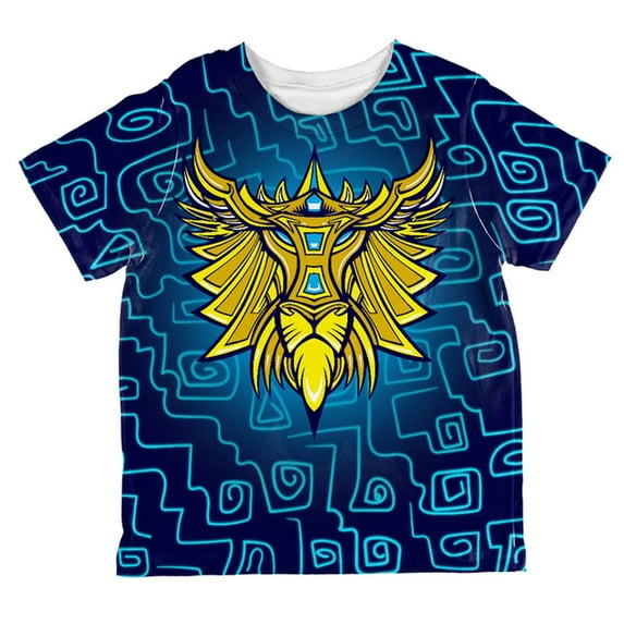 Glowing God Lion Gold All Over Toddler T Shirt Multi 4T