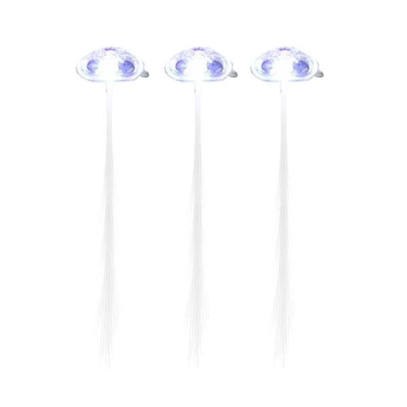 Glowing Hair Barrettes Light Up Hair Clips For Party Bar Dancing Braid Accessories