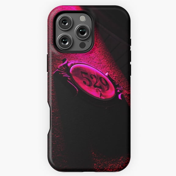 Glowing House Number Neon Light Phone Case for iPhone 16 15 14 13 12 11 Pro Max M890695