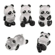 Glowing In Dark Panda DIY Handmade Resin Luminous Panda Decor Mini G4K0-US J0T3