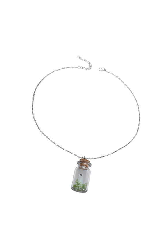 Glowing In Dark Specter Earrings Necklace Rings Drifting Bottle Detail For Halloween Day Of The Dead Celebration