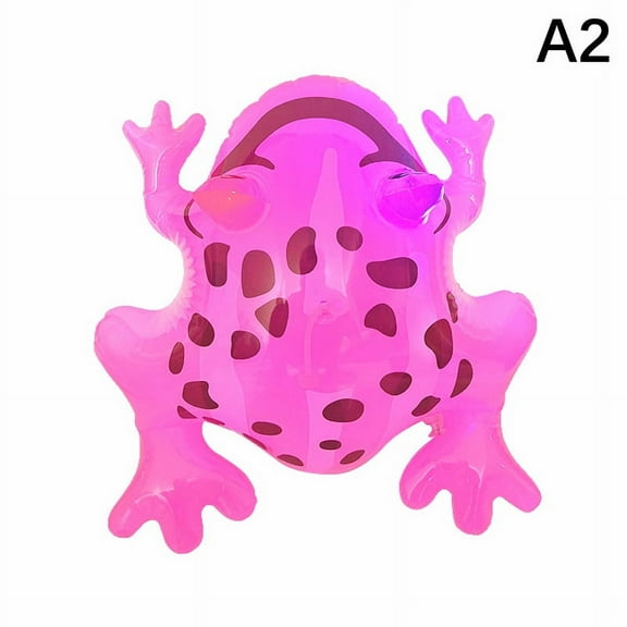 Glowing Inflatable Green Bouncing Frog Toad Ballon Jungle Animal Toy Funny Kids Party Gift Birthday Wedding Decoration