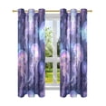 thumbnail image 1 of Glowing Jellyfish Bubbles Blackout Curtains Patio Door Curtains Window Decoration for Bedroom Living Room 2 Panels, 1 of 7