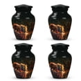 thumbnail image 1 of Glowing Monsoon Majesty Metal Urns For Human Ashes - Funeral Urns For Human Ashes Adult - Urns For Women Human Ashes - Urns For Women Human Ashes (Size-3inch,4pcs), 1 of 5