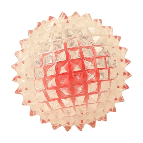 Glowing Pet Toy Ball For Dogs, -Resistant Elastic Ball, In-Stock Toy Ball For Medium And Large Dogs,Interactive Pet Toys,Gifts for Pets and Pet Lovers(Red)