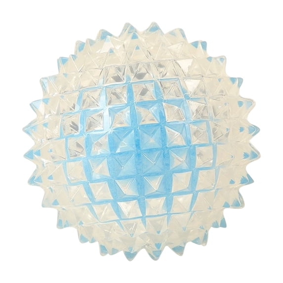 Glowing Pet Toy Ball For Dogs, -Resistant Elastic Ball, In-Stock Toy Ball For Medium And Large Dogs,Pet Toys for Self Play,Gifts for Pets and Pet Lovers(Blue)