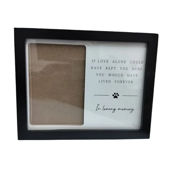 Glowing Photo Frame for 4x6Inch Display 4x6" Dog Frame for Honoring Lost Pet and Sympathy Gift